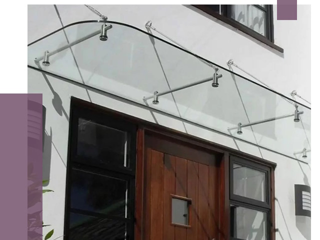 Стеклянные козырьки в Северске от 19231 руб. | ПРОЛЁТ-Свк