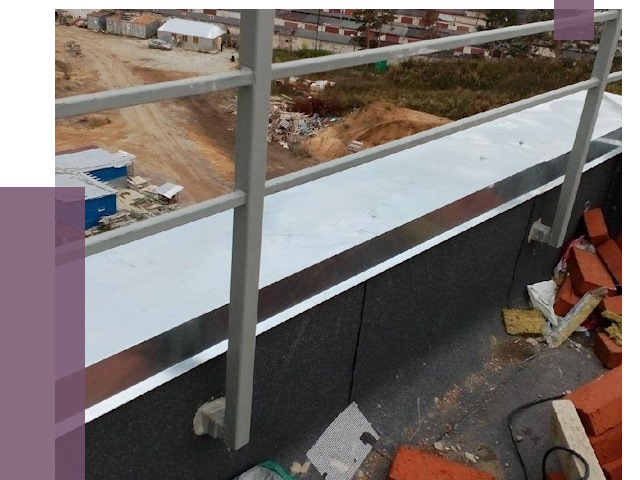 Монтаж парапетов в Северске от 4366 руб.  | ПРОЛЁТ-Свк