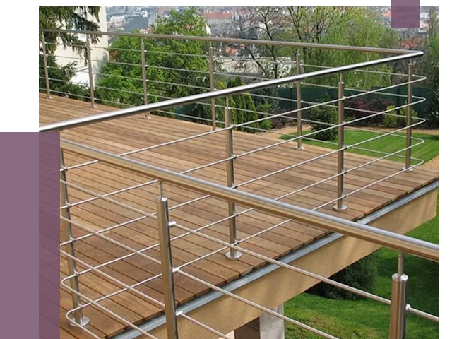 Алюминиевые парапеты в Северске под ключ от 7900 руб. 