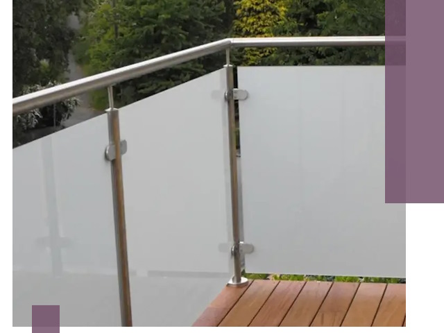 Алюминиевые парапеты для балконов и террас в Северске