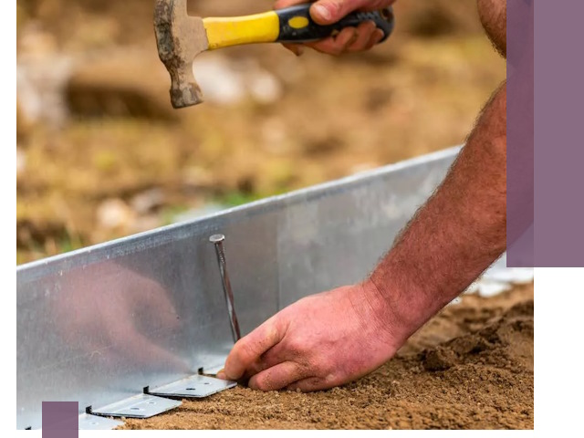 Монтаж металлических бордюров в Северске быстро и качественно