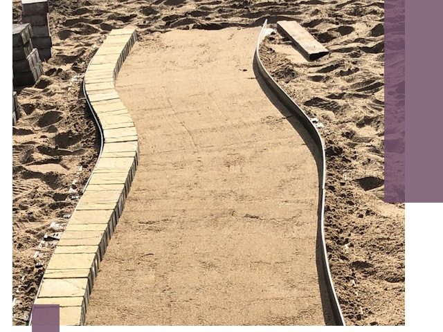 Металлические бордюры для тротуаров в Северске — прочные и долговечные