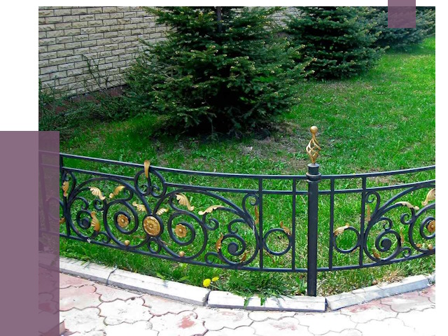 Кованые газонные ограждения в Северске от 7744 руб. — ПРОЛЁТ-Свк
