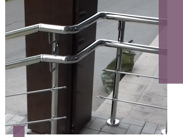 Монтаж поручней из нержавеющей стали в Северске качественно и быстро